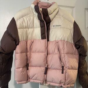 Columbia Pink and Brown Jacket